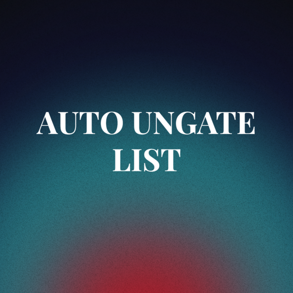 Auto Ungate List cover